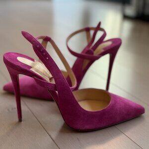 Christian Louboutin Jenlove 100 mm Pink Strappy pumps